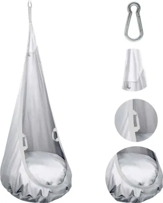 Produktbild von MAMOI® Hängesessel für kinder, Therapieschaukel, Schaukel für kinderzimmer, Hängehöhle, Hängeschaukel, Sensory swing, Schaukeltuch indoor, Hängesack,  Tuchschaukel, Babyschaukel, Hängetuch