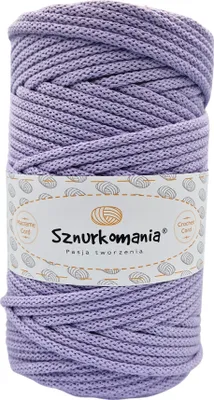 Obrázek produktu pro Pletená bavlněná šňůra s jádrem 5 mm 100 m, příze na macramé, šňůra na macramé, háčkovaná šňůra, šňůra na macramé, přírodní příze, šňůra 5 mm