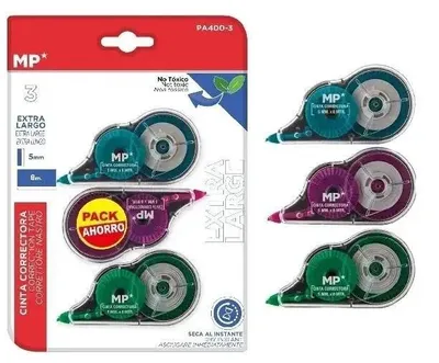 Obrázek produktu pro Korekční páska 5 mm x 8 m, 3 ks