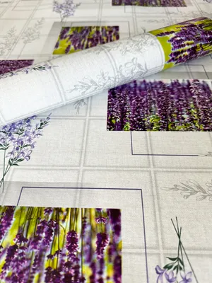 Produktbild von PVC Tischdecke PROVENCE Lavendel lila Wachstuch - Breite & Länge wählbar - abwaschbar, Größe:140 x 2500 cm