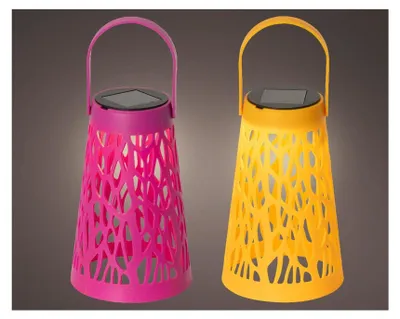 Produktbild von Lumineo Solarlaterne Kunststoff ø11,5xh18cm