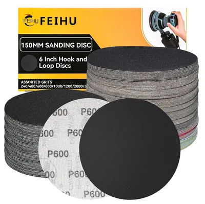 Produktbild von Schleifscheiben 150 mm, 600 Körnung, 30 Stück, für Exzenterschleifer