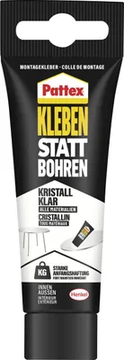Produktbild von Pattex Kleben statt Bohren kristallklar 90 g