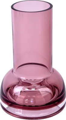 Obrázek produktu pro Elegantní skleněná váza s pohárem 20 cm - stylový doplněk vašeho interiéru