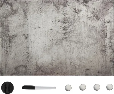 Image de The Living Store Tableau magnétique mural en verre 50 x 30 cm