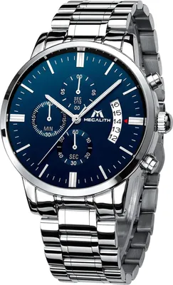 Obrázek produktu pro Vojenský chronograf Pánské vodotěsné analogové náramkové hodinky Velký číselník Světelné datum hodinky pro muže Klasické elegantní