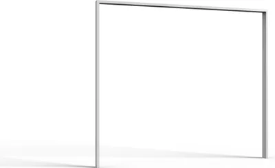 Produktbild von Passepartout "Denver" aus Spanplatte in Weiß. Abmessungen (B/H/T) 273x210x12 cm