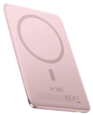 Zdjęcie produktu dla Powerbank Baseus Picogo Am41 5000Mah 20W Ultra-Slim Kompatybilny Z Magsafe Z Kablem Baseus Simple Usb-C 60W 30Cm - Różowy