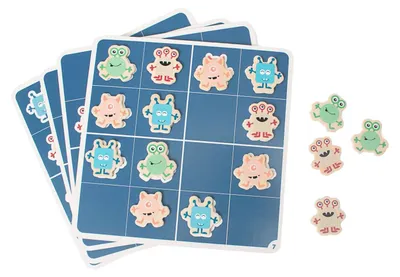 Produktbild von BS Toys Monster Sudoku, Brettspiel, Logisch, 6 Jahr(e), Familienspiel