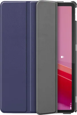Image de Cazy Housse pour Tablette compatible avec Lenovo Tab M11 - Étui TriFold Bookcase - Bleu