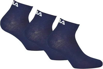 Immagine prodotto di Calzini Fila Quarter blu navy in confezione da 3 35-38