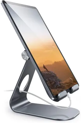 Produktbild von Tablet Ständer Verstellbare, Tablet Staender - Universal Halter, Halterung, Dock für 2020 iPad Pro 9.7/10.5/12.9, iPad Air Mini 2 3 4, Samsung Tab, Huawei andere Tab 5"-13"