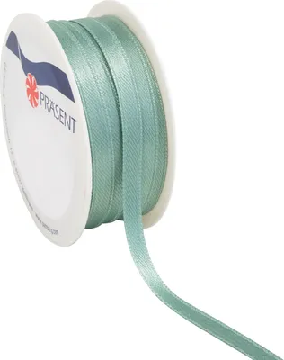 Produktbild von Satinband, 6mm, Rolle à 10 m Salbei