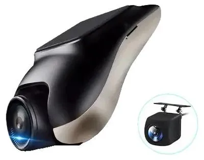 Immagine prodotto di Dashcam, risoluzione 720p, grandangolo da 120°, anteriore 1280×720p + posteriore 1280×720p, nessuna