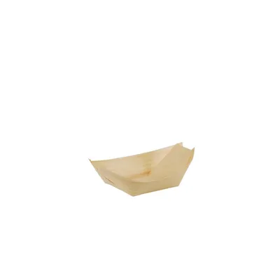 Obrázek produktu pro Papstar Fingerfood Schiffchen Holz pure 8,5 x 5,5 cm 50 Stück