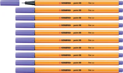 Image de Feutres fins - STABILO point 88 - Stylo simple - lilas