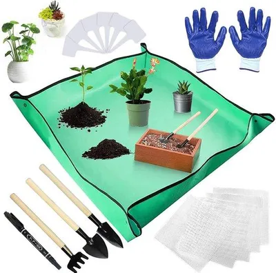 Produktbild von Wasserdichte Gartenmatte, 100x100cm, für Pflanzen und Setzlinge
