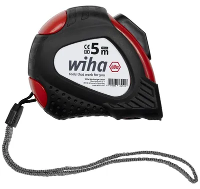 Zdjęcie produktu dla WIHA 24666 Taśma miernicza 5 m z klipsem do paska (33251)