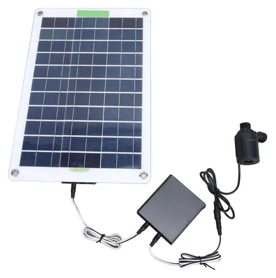 Produktbild von Solar Wasserpumpe - 100W - Energiespeicherbox - Garten und Teich - Wasserfontäne