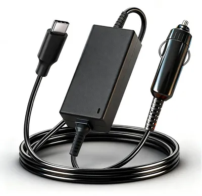 Produktbild von Universelles USB C Auto Ladegerät [100W PD] für Laptops & Tablets – Kompatibel mit Lenovo, HP, Dell, Acer, Asus, Samsung und IOS Geräten