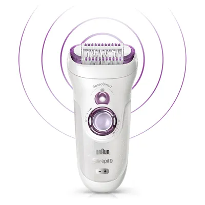Produktbild von Braun Silk-épil 9 SensoSmart 9/700 40 Pinzette Violett, Weiß