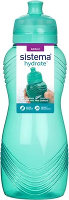 Zdjęcie produktu dla Butelka Sistema® Hydrate™ Wave Twist 'n' Sip 600 ml, miętowa