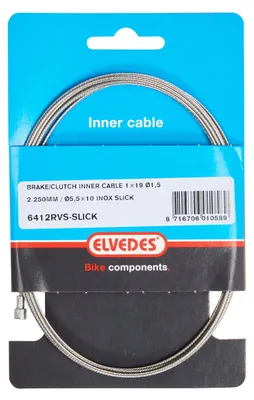 Produktbild von ELVEDES REM BINNenkabel 2250 mm Edelstahl V-Nipple