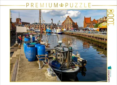 Produktbild von CALVENDO Puzzle Fischerboote | 1000 Teile Lege-Größe 64x48cm Foto-Puzzle für glückliche Stunden