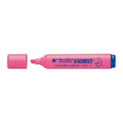 Immagine prodotto di Tratto Video evidenziatore 12 pz Punta smussata Rosa