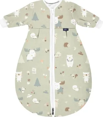 Produktbild von Alvi ALVI Kugelschlafsack Mäxchen Thermo mit Arm Jersey Baby Forest Gr. 100