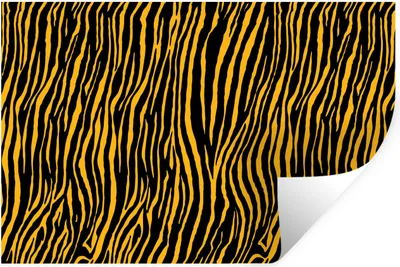 Produktbild von MuchoWow® Wandtattoo Wandsticker Wandaufkleber Tigerdruck - Tiere - Orange 120x80 cm Selbstklebend und Repositionierbar - Selbstklebend - Fototapeten