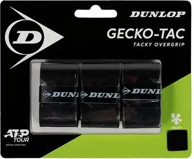 Image de Dunlop Tac Gecko-tac Overgrip 3 unités Noir  Noir Taille unique