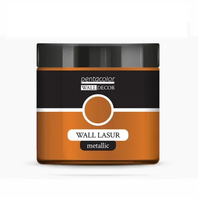 Produktbild von PENTART Wandlasur, Metallic, 500 ml, Gelb Kupfer
