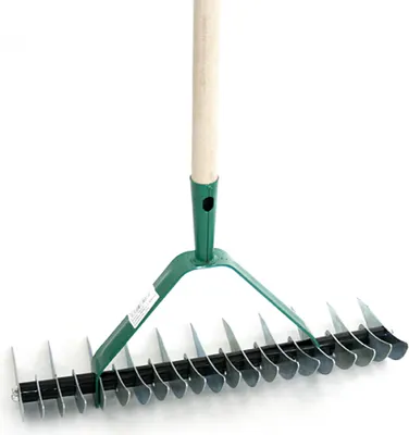 Produktbild von PROREGAL Gartenharke für Belüftung 11 Zinken/21 Zinken + Holzgriff