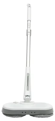 Produktbild von Kabelloser elektrischer Wischmopp - Rotierender Dampfmopp - Sprühfunktion - LED-Licht - 350 ml Wassertank - Verstellbarer Stiel 99–120 cm - 2000 mAh Akku