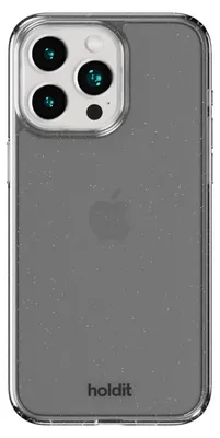 Immagine prodotto di Custodia Holdit Glitzer per Apple iPhone 15 Pro - Nera