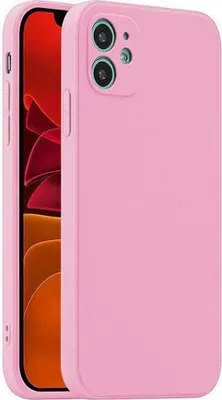Produktbild von Schutz Handy Hülle iPhone 14 Pro Max Plus Case Cover Etuis Matt Silikon Dünn, Für Handy:Apple iPhone 14, Farbe:Pink