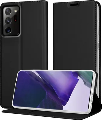 Produktbild von Cadorabo Handyhülle für Samsung Galaxy NOTE 20 ULTRA Schutz Hülle in Schwarz Cover Etui Book Case Booklet