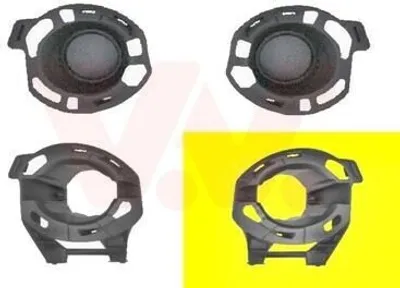 Image de VAN Wezel | Grille d'aération, pare-chocs ** Equipart ** (4333591) adaptable sur Renault