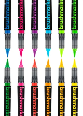 Produktbild von Karin DECO GEL Brushmarker NEON COLOR Gelstifte DECOGEL 27C12