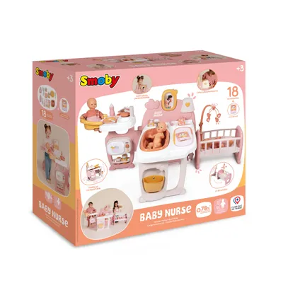 Zdjęcie produktu dla SMOBY Baby Nurse Elektroniczny Kącik Opiekunki