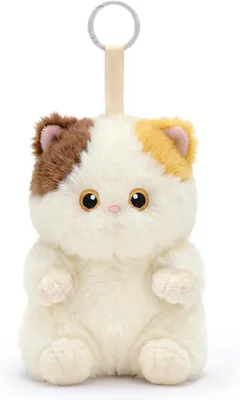 Productafbeelding van Pluizenkatje sleutelhanger, 15 cm, knuffel, voor kinderen