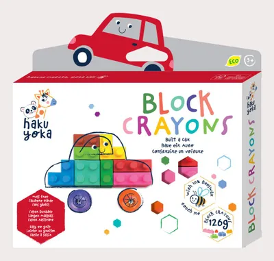 Produktbild von HAKUYOKA - Block-Wachsmalkreiden Auto