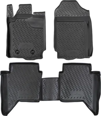 Obrázok produktu pre J&J Automotive | Gumové rohože so zvýšeným okrajom pre Ford Ranger 4 doors 2012-2023