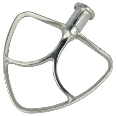 Produktbild von vhbw Flachrührer kompatibel mit KitchenAid KSM180, KSM160A, KSM90, KSM88PSQ, KSM85PS, KSM75, KSM95 Küchenmaschine - Rühr-Aufsatz, Edelstahl Silber