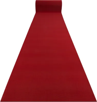 Produktbild von Läufer Antirutsch RUMBA 1974 Hochzeit einfarbig rotwein, rot 120cm rot 120x1000 cm