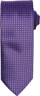 Immagine prodotto di Premier Workwear PR787 | Cravatta con denti da cucciolo / Larghezza 3' / 7,5 cm / Lunghezza 57' / 144 cm - Colore: Viola - Taglia: Unica
