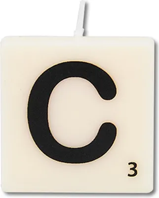 Produktbild von Paperdreams Buchstabenkerze C, 4 Stk.