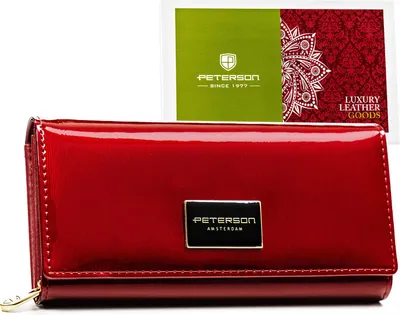 Image de Porte-monnaie en cuir pour femme PTN PH20-1-SH-1840 ROT
