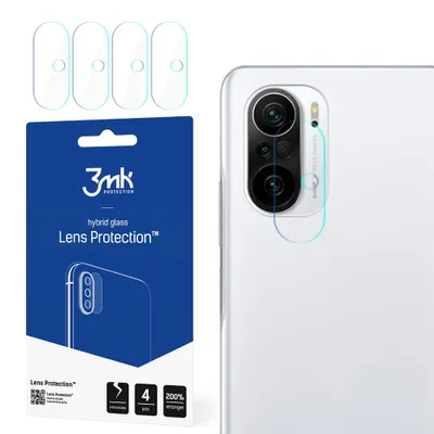 Produktbild von 3mk Hybridglas Lens Protection für Xiaomi Redmi K40 Pro 5G Kamera Objektiv Kameralinse 0,16mm 6H (4 Stück)